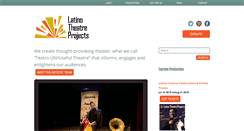 Desktop Screenshot of latinotheatreprojects.org