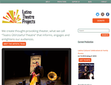 Tablet Screenshot of latinotheatreprojects.org